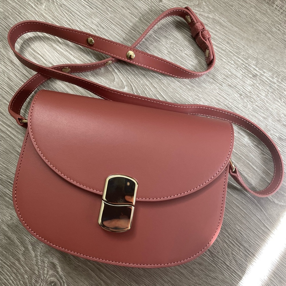 Sézane Claude Bag in Rosewood from 2023 Collection - Picture 2 of 13